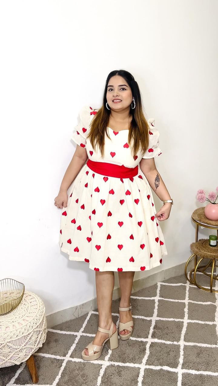Red Heart Dress