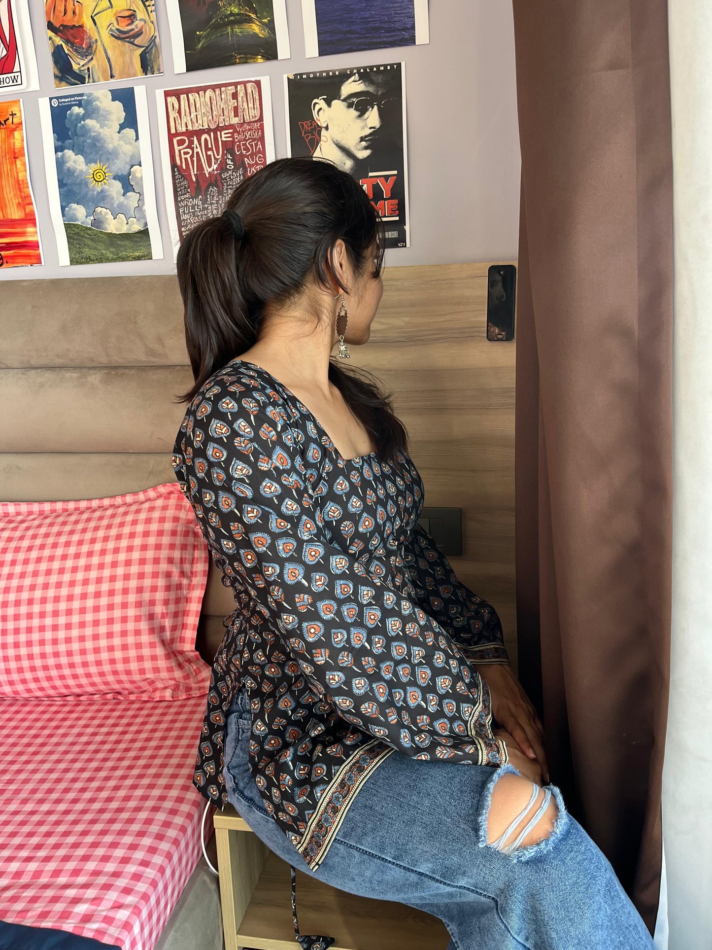 Elara corset back kurti