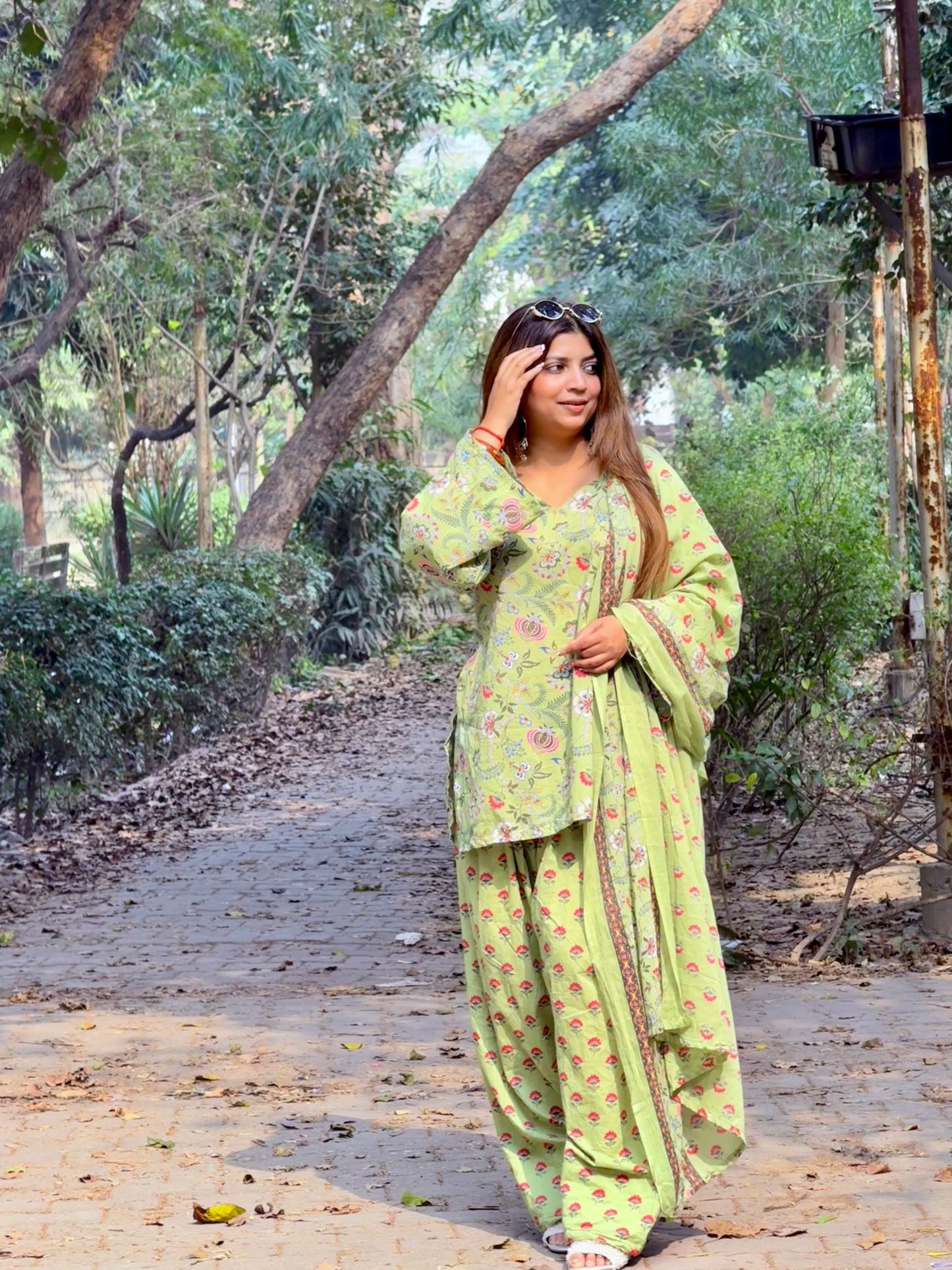 Pudina Farshi Salwar Set