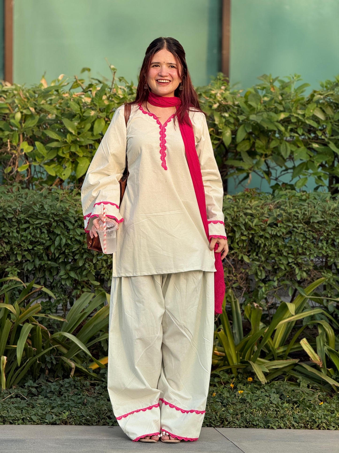 Mint Farshi Salwar Set