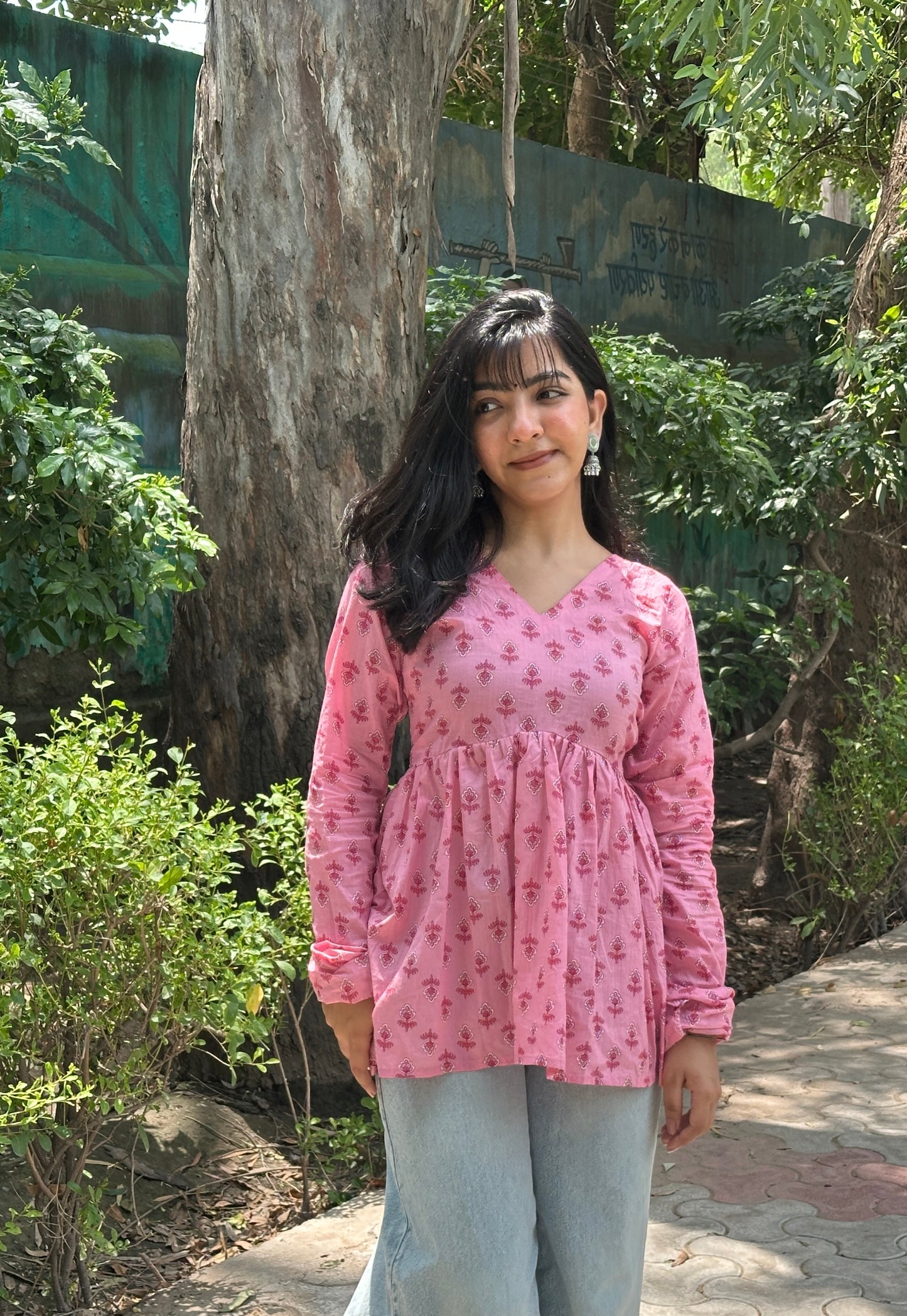 Minnie Peplum Short Kurti