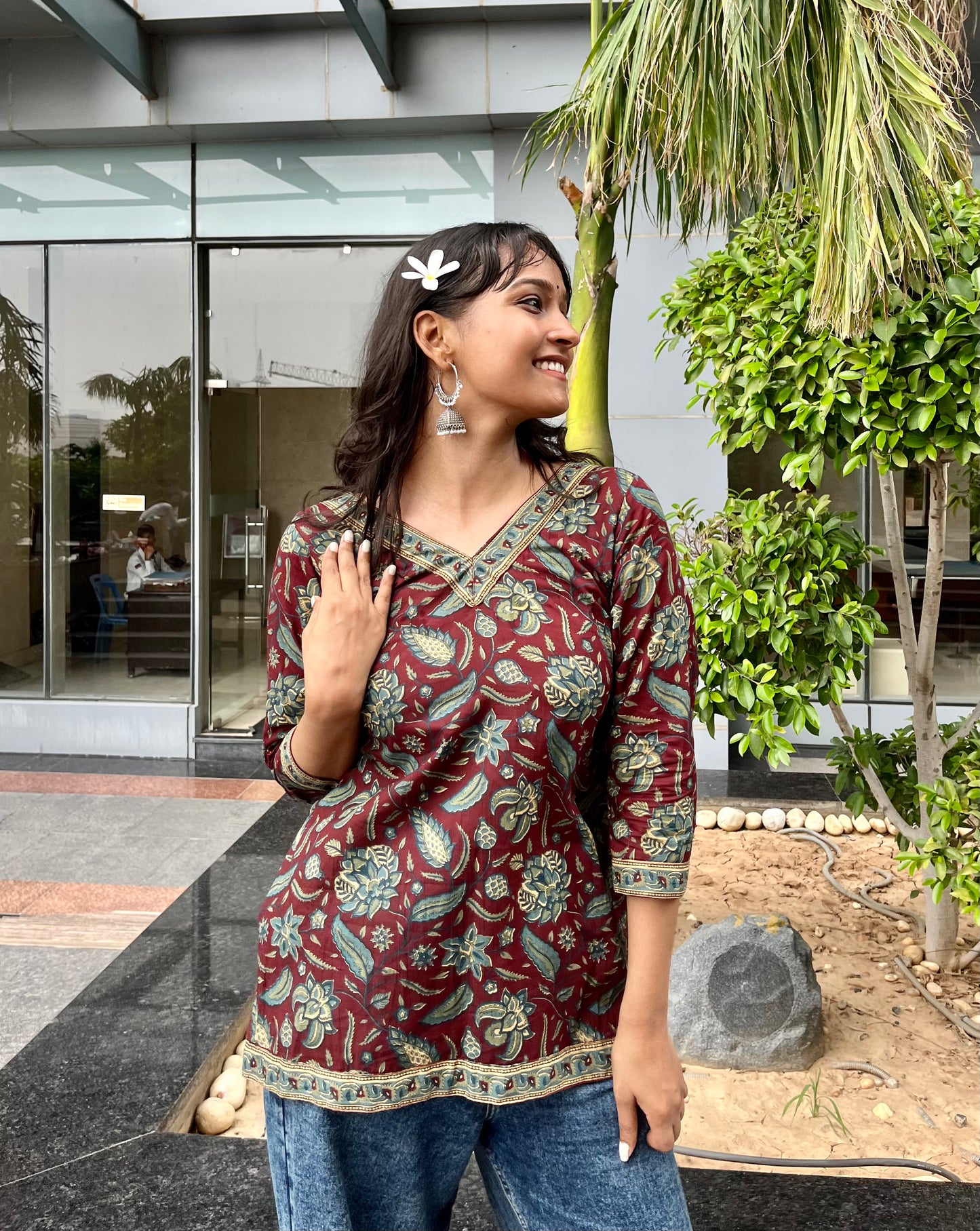 Truffle Straight Short Kurti