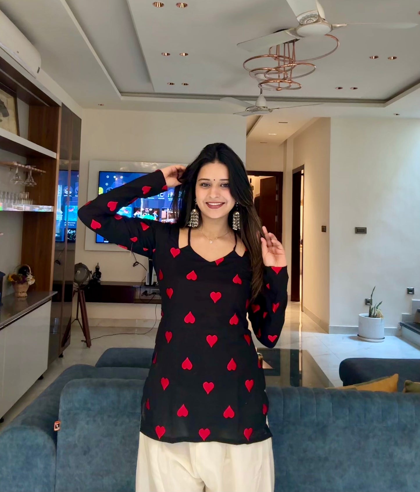 Swaad Corset Back Straight Short Kurti