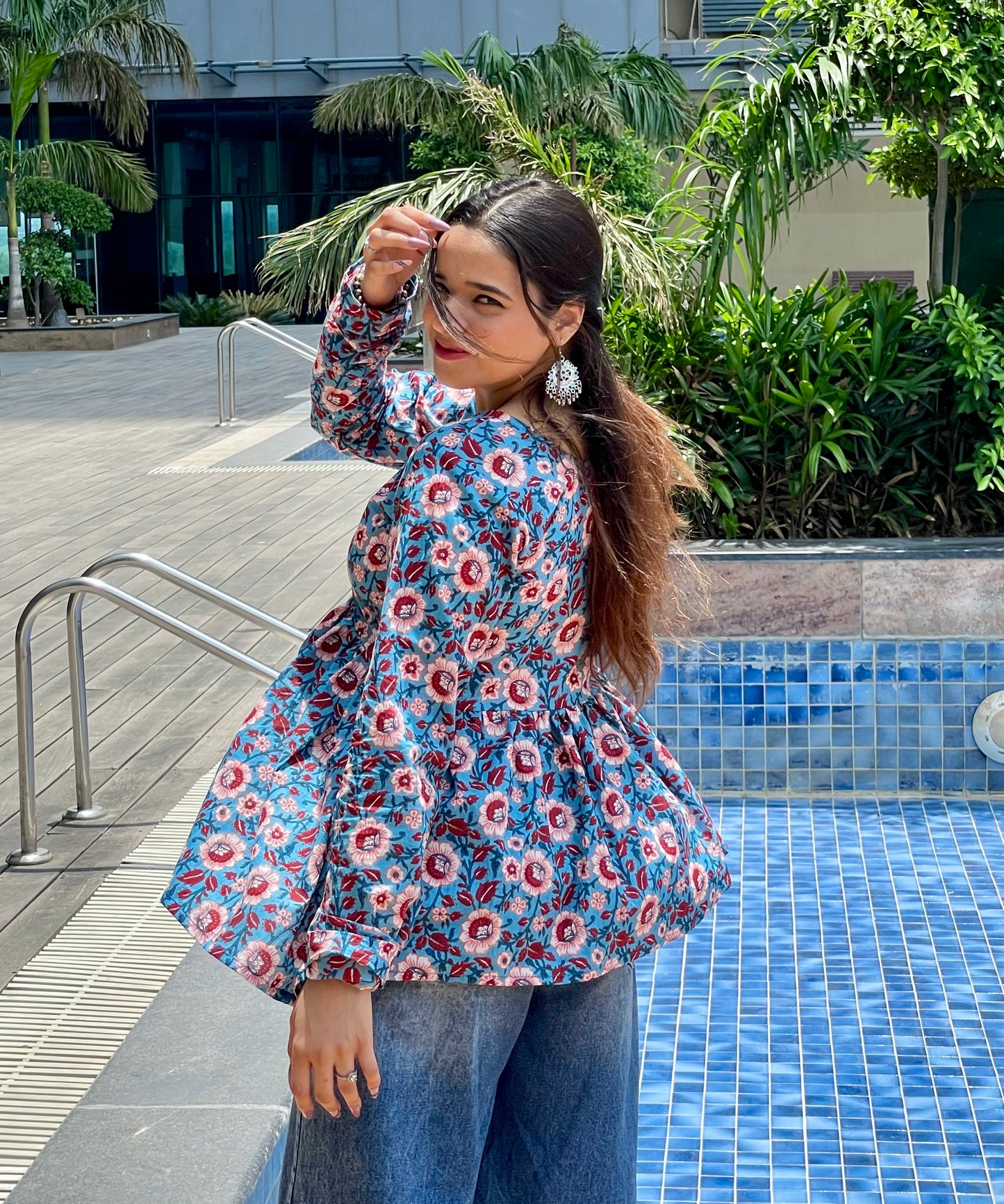 Laksh Peplum Short Kurti