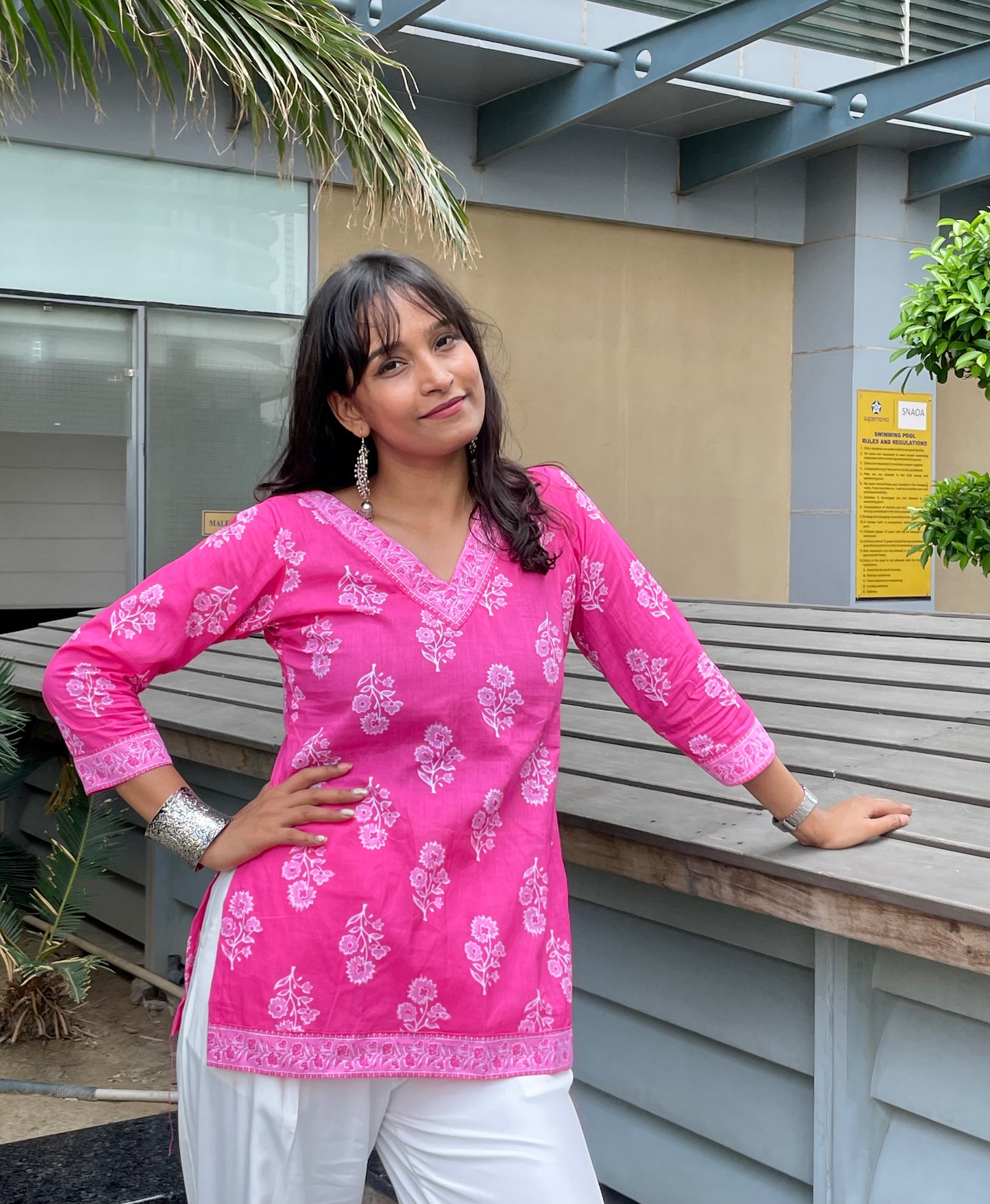 Heather Straight Short Kurti