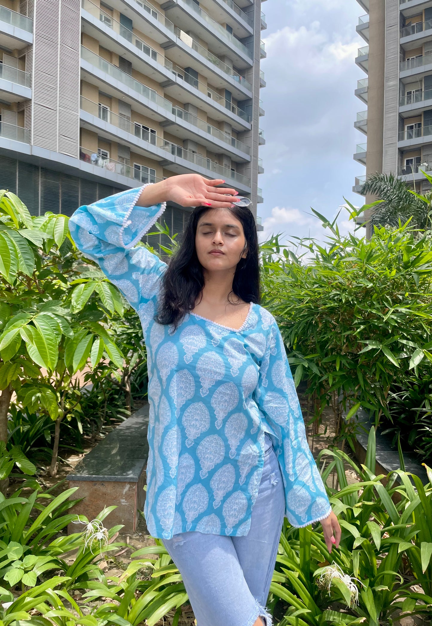 Mermaid Lemonade Straight Short Kurti