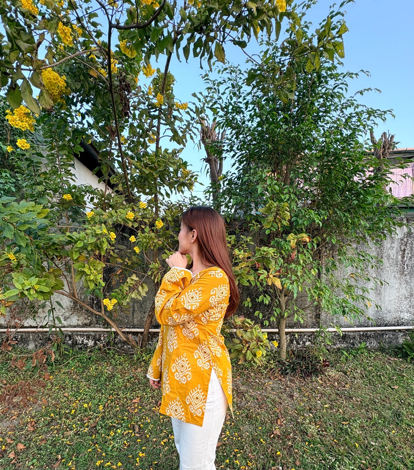 Besan Straight Short Kurti