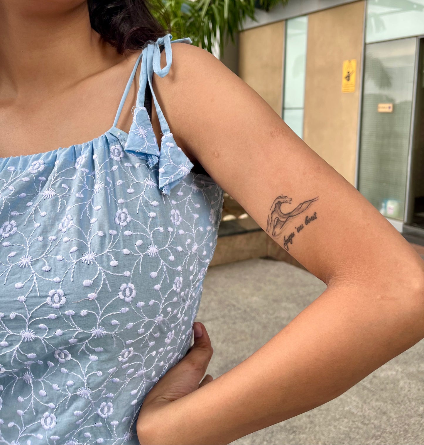 Breeze Embroidered Long Kurti