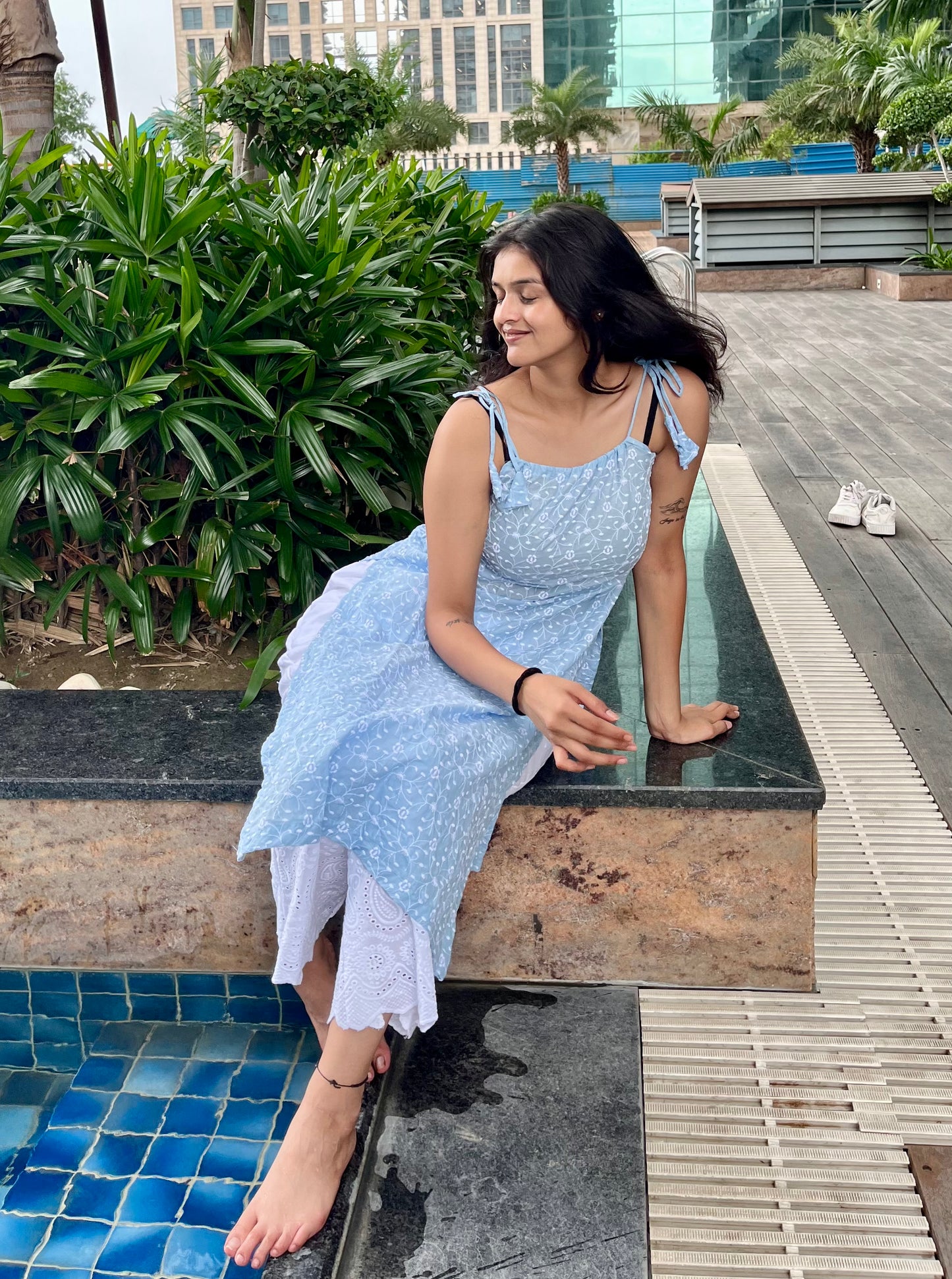 Breeze Embroidered Long Kurti