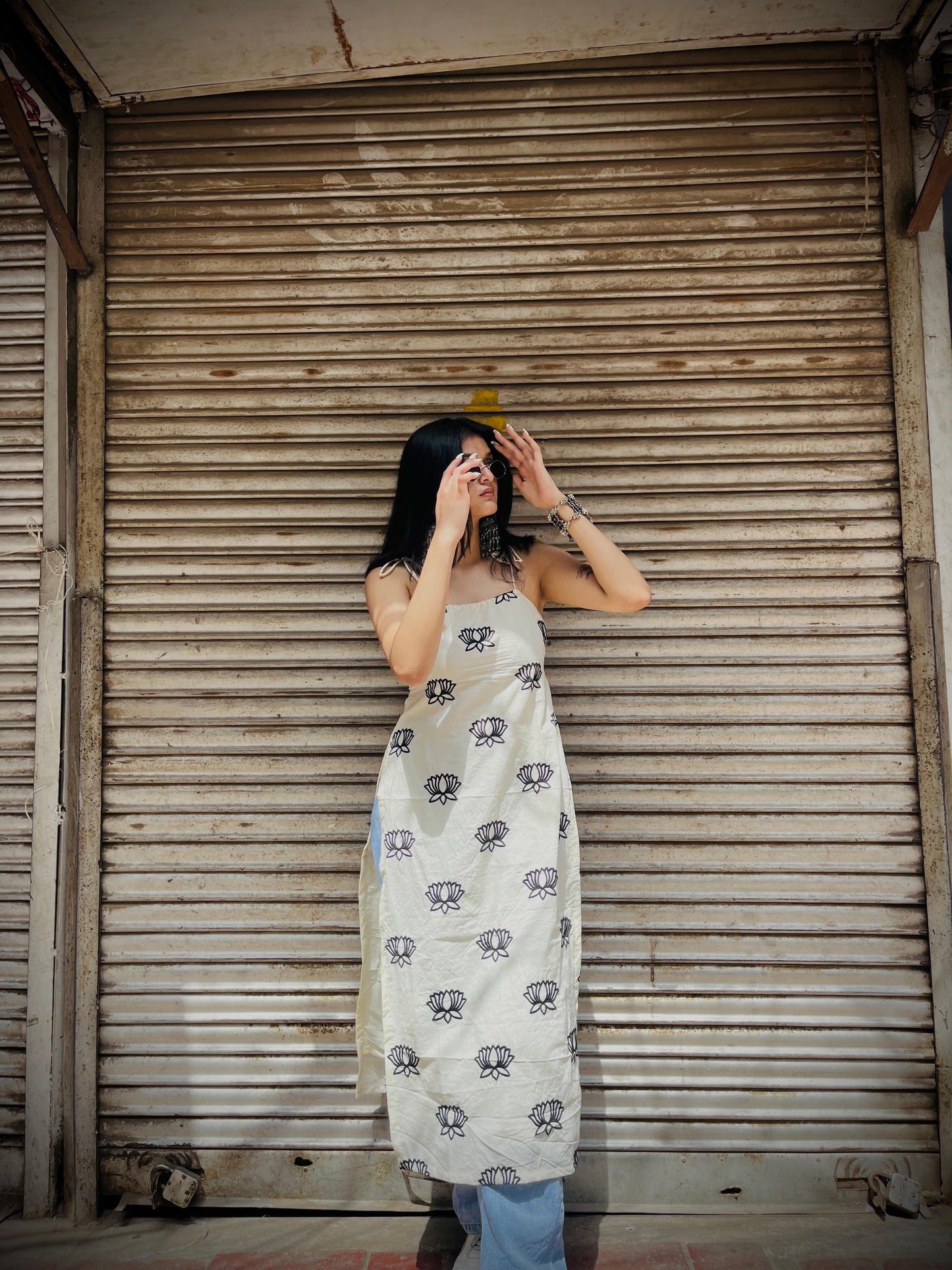 Dahi Balla Tie-up Straps Long Straight Short Kurti