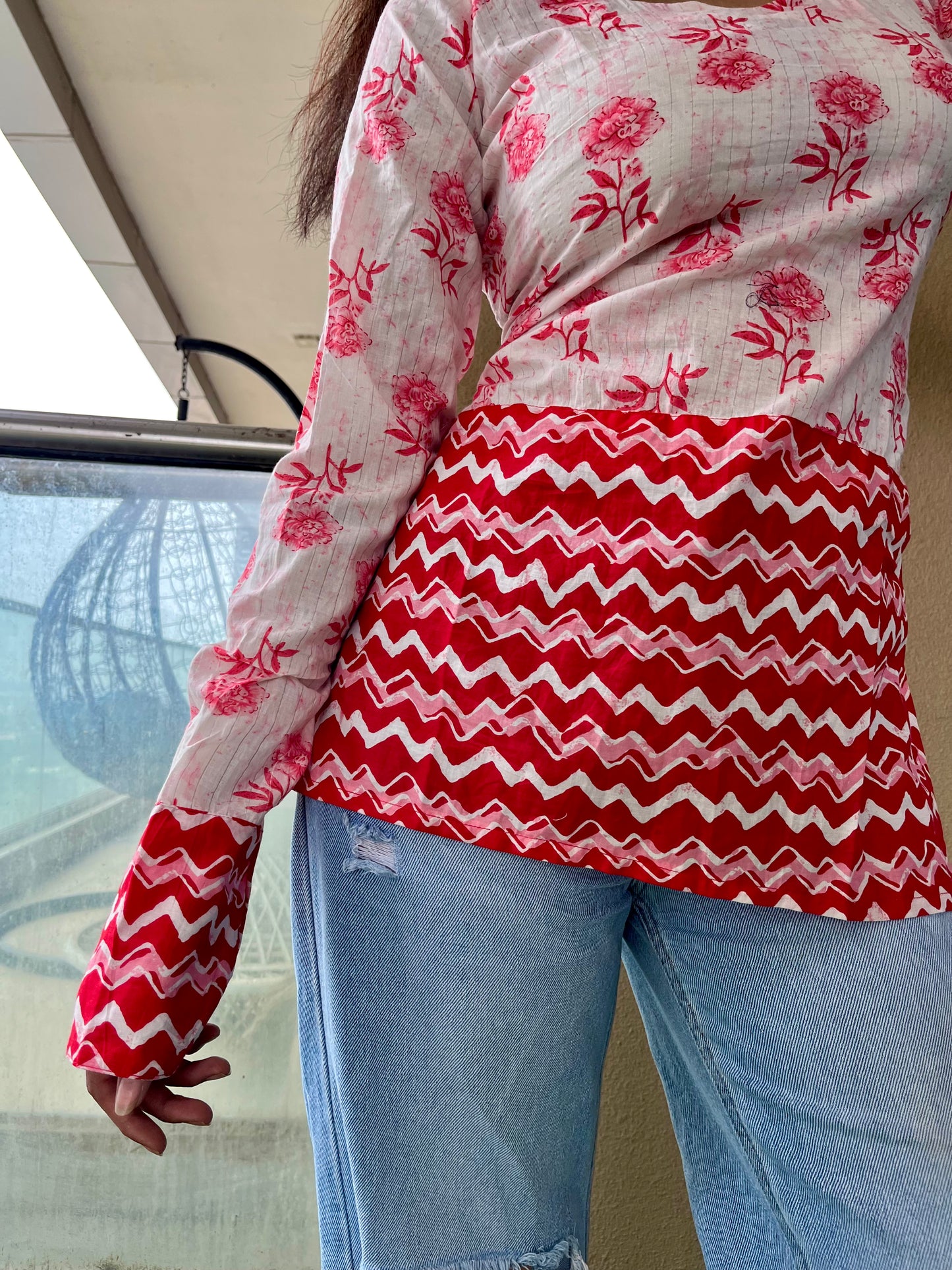 Sindoori Corset Short Kurti