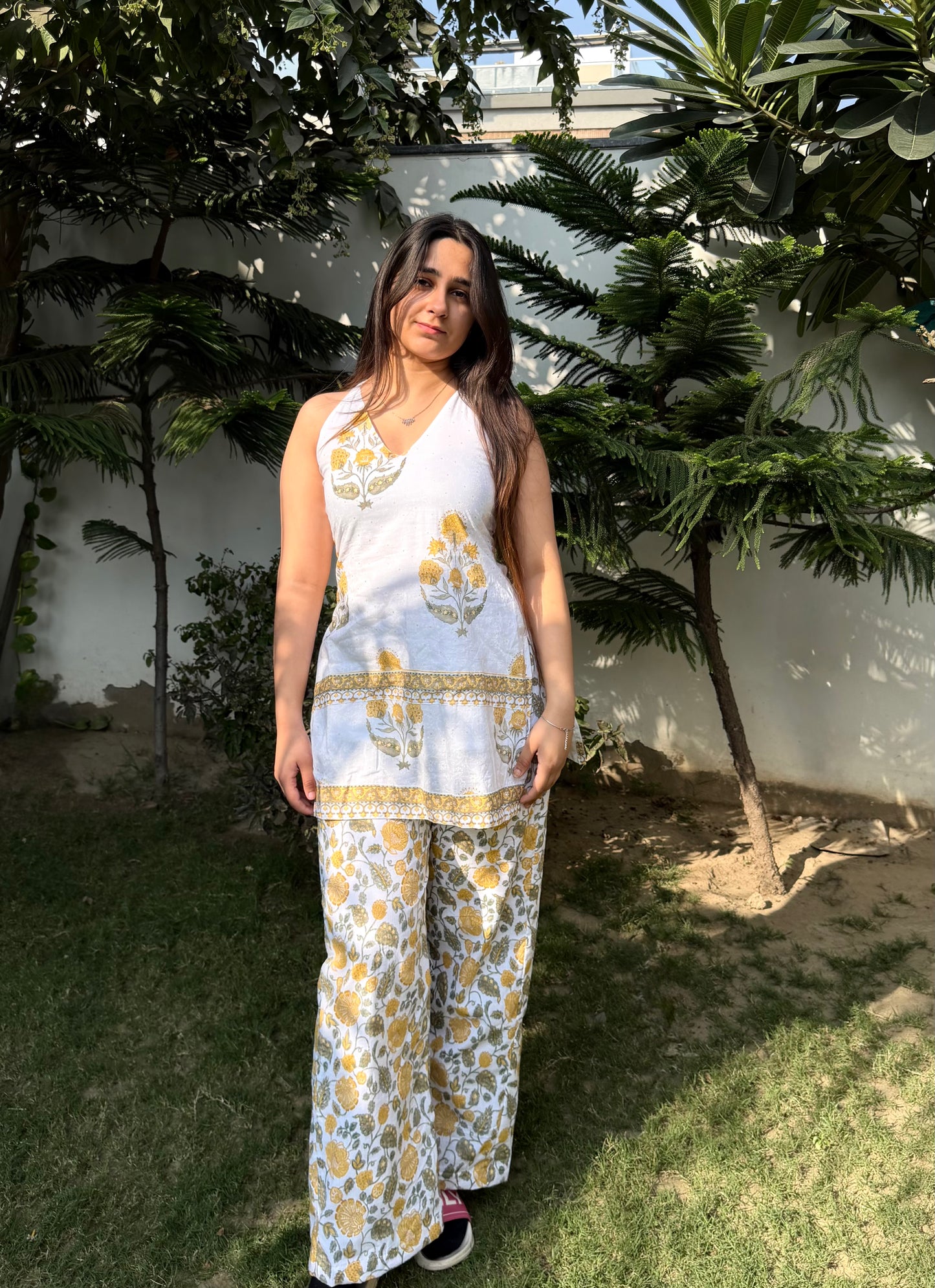 Noa Halter Neck Kurta Set