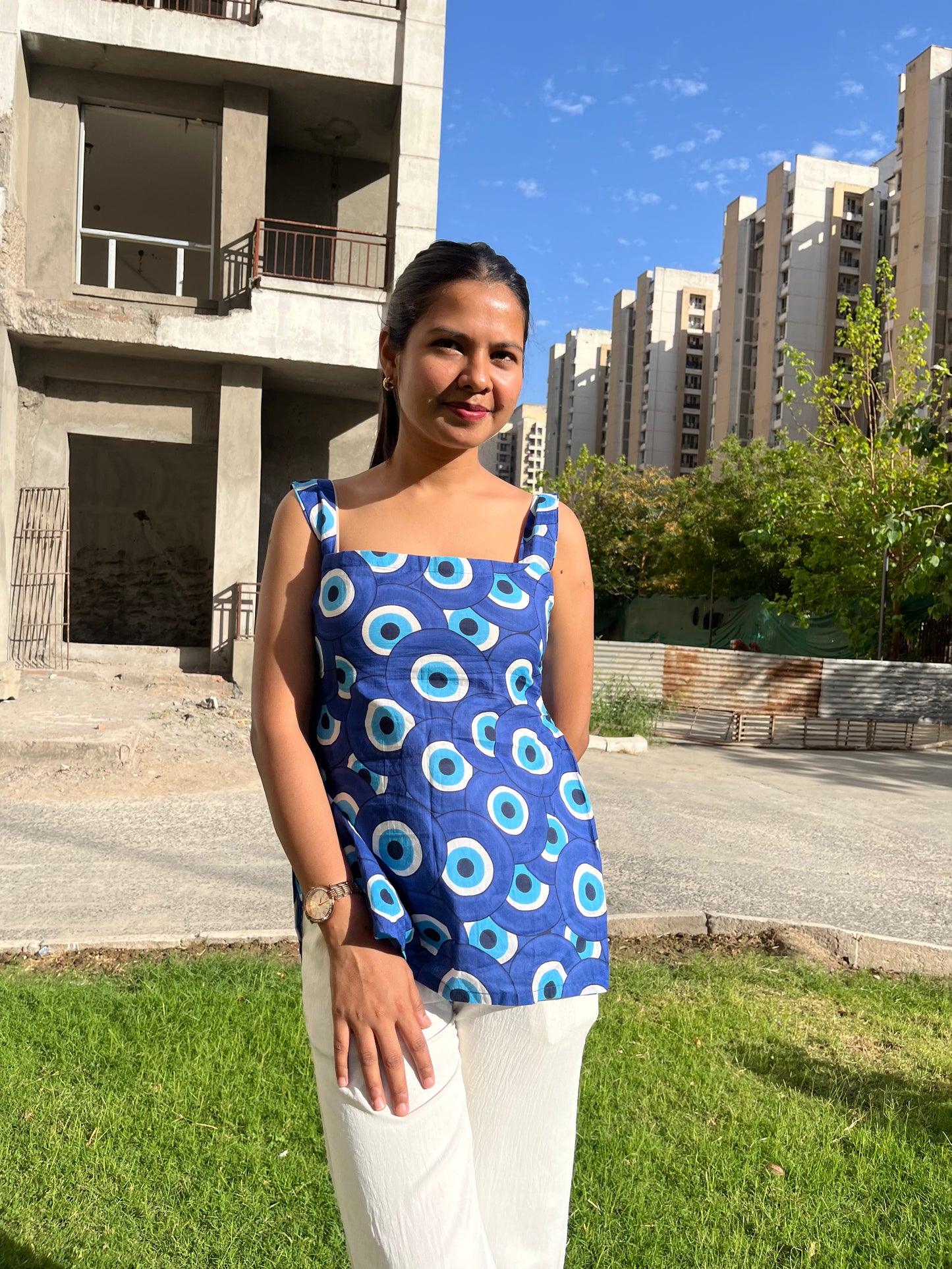 Evil Eye Short Kurti