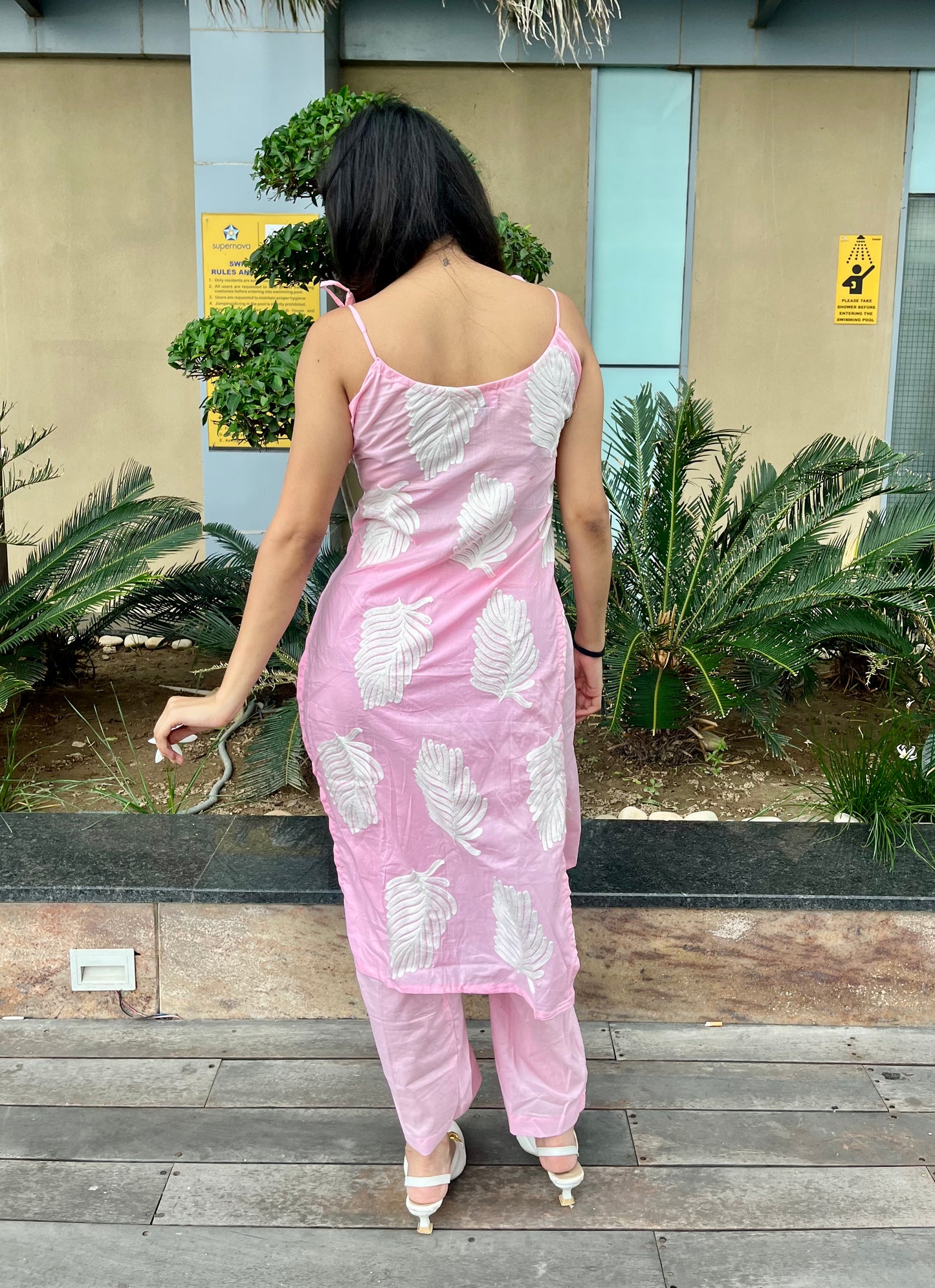 Barbie Embroidered Long Kurti
