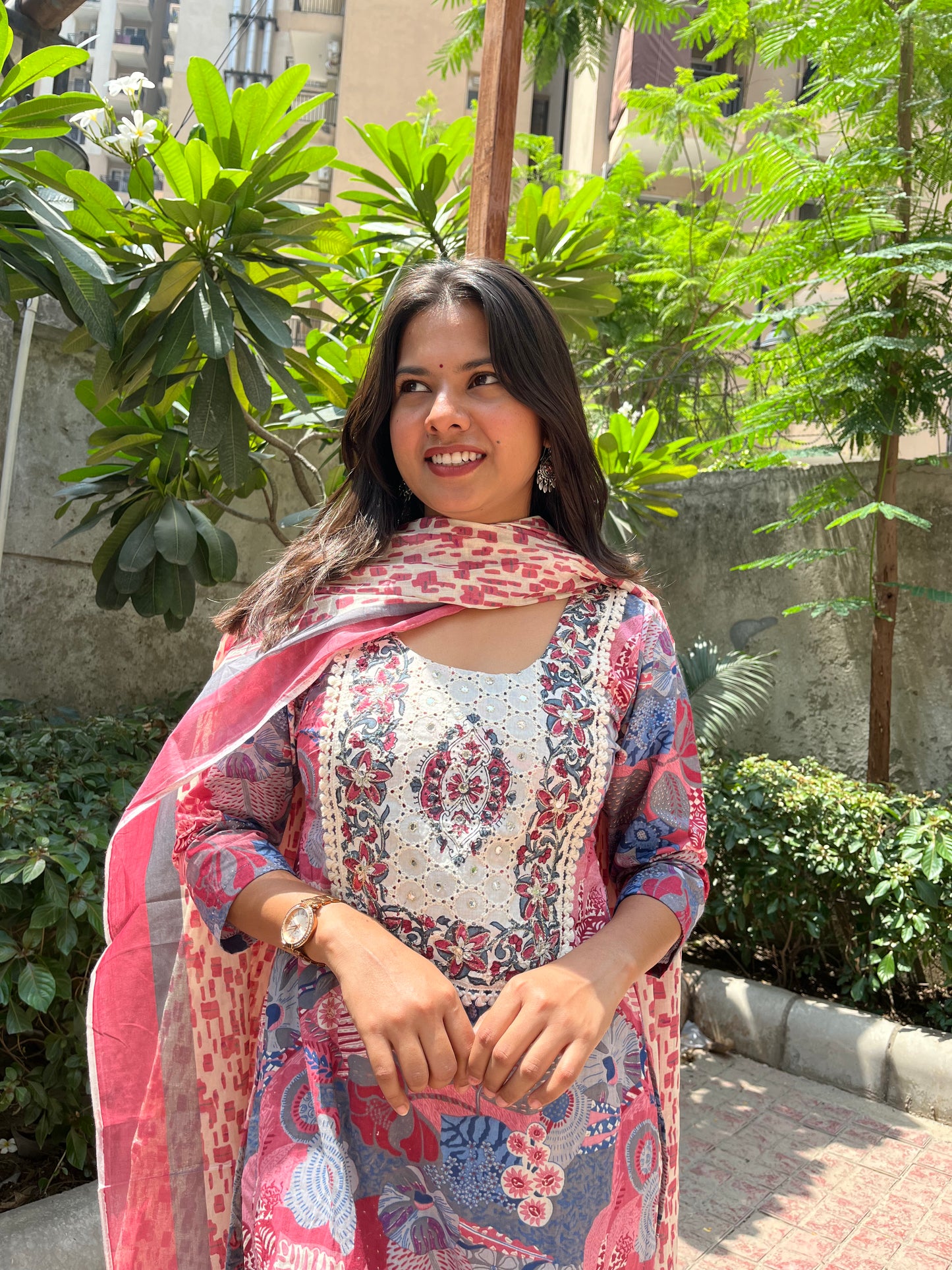 Phool Straight Kurta Set