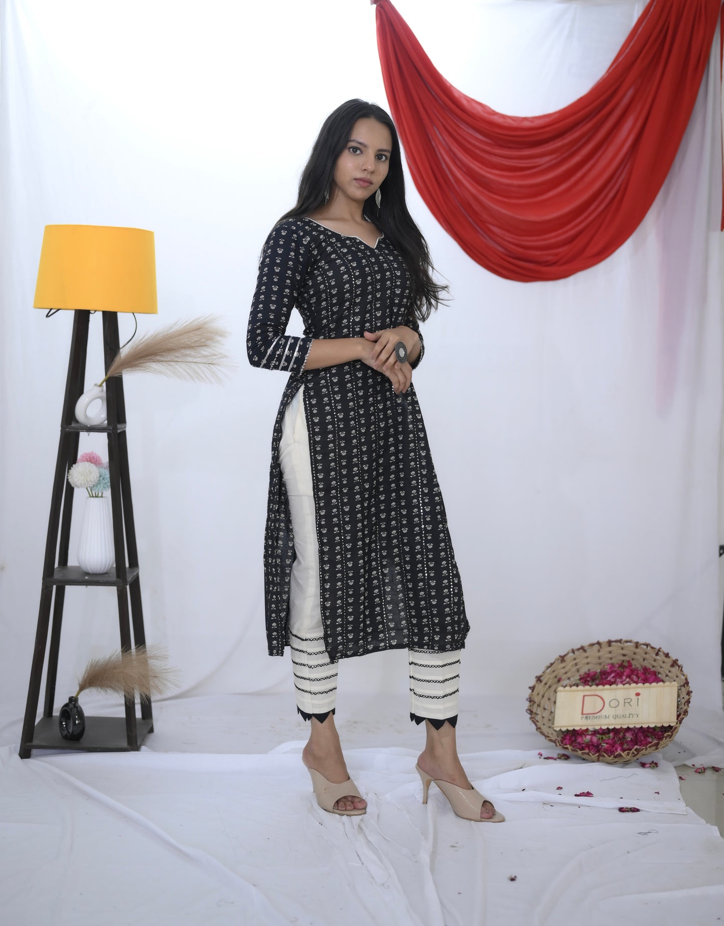 Black Kamal Suit Set
