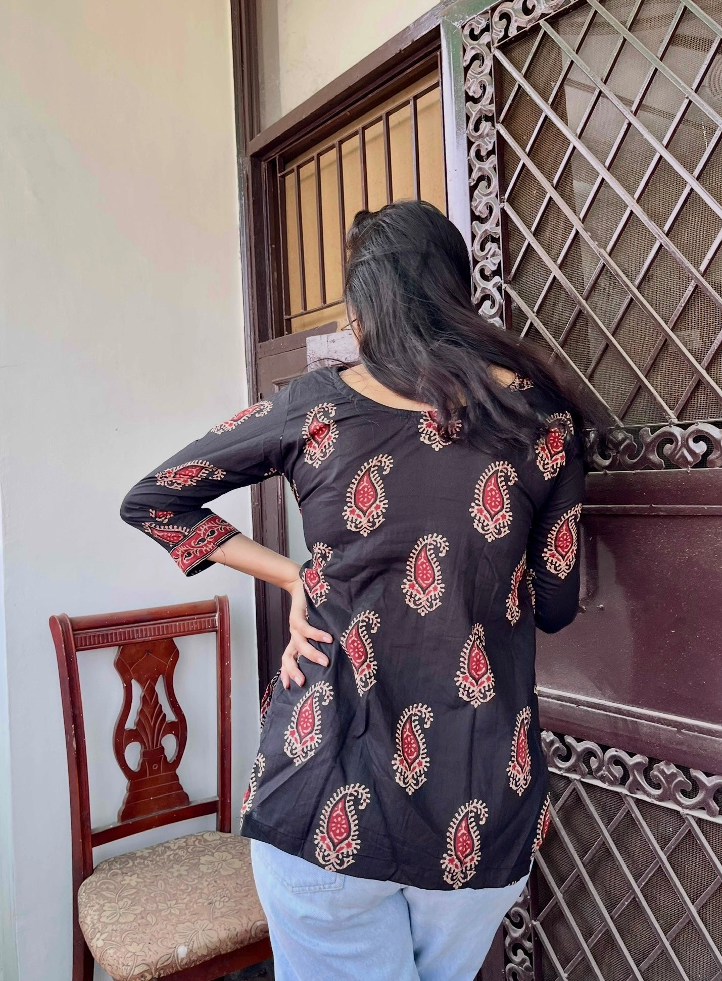 Black Beauty 2.0 Straight Short Kurti