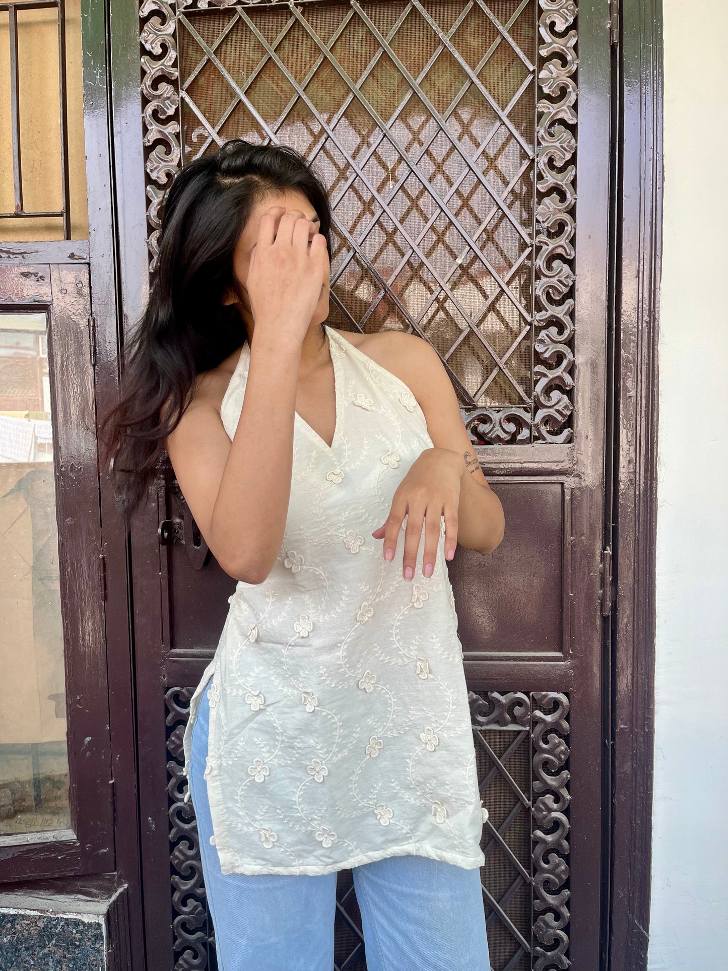 Sufiyana Halter Neck Kurti