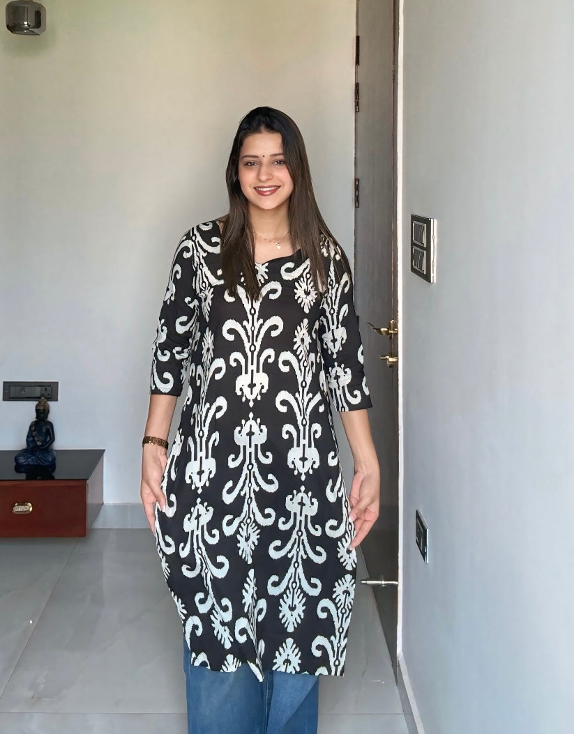 Meher Straight Long Kurti