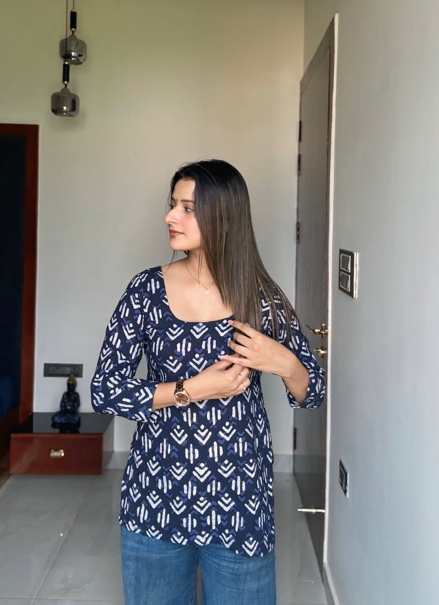 Shabnam Straight Short Kurti