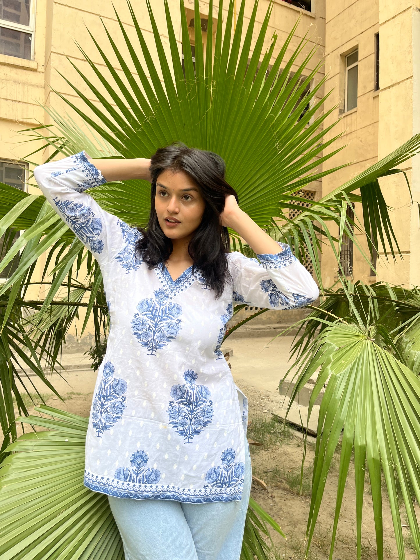 Barfi Straight Short Kurti