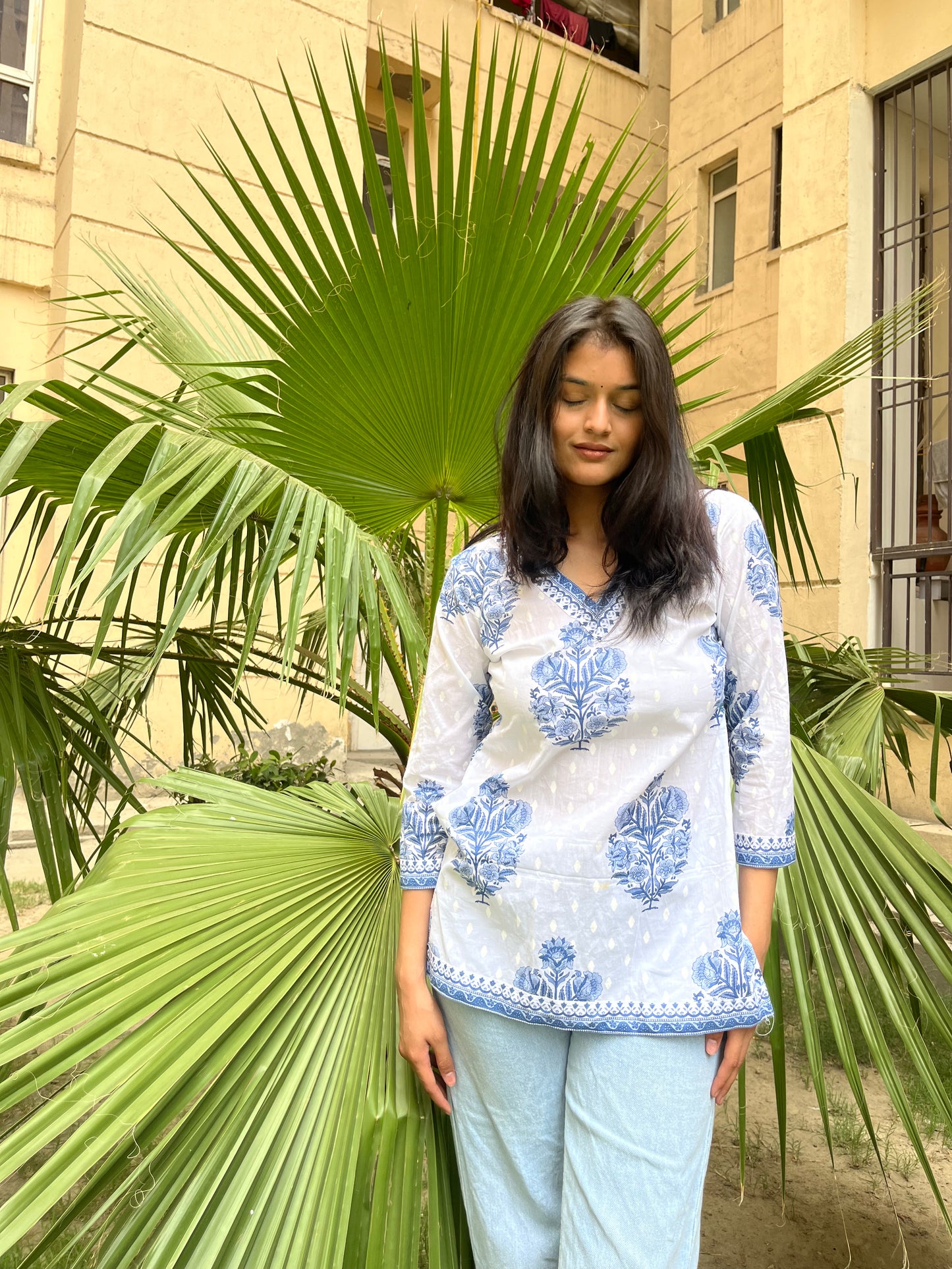 Barfi Straight Short Kurti
