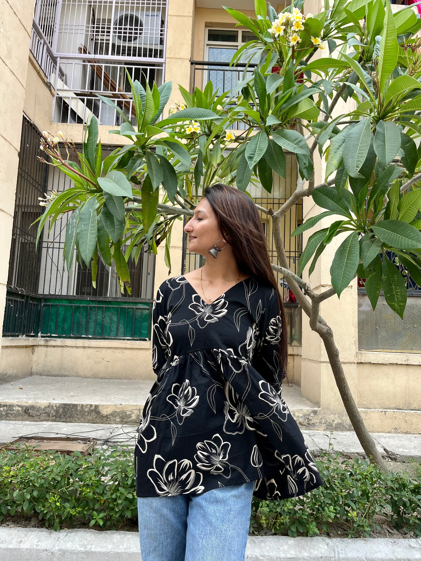 Angoor Peeplum Short Kurti