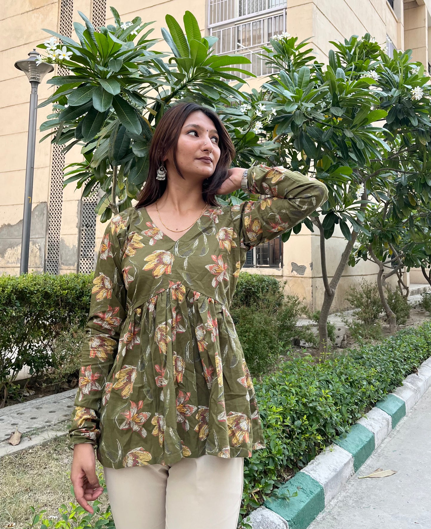 Hari Peplum Short Kurti