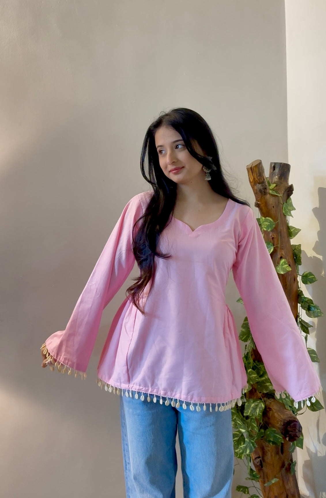 Emily Peplum Short Kurti