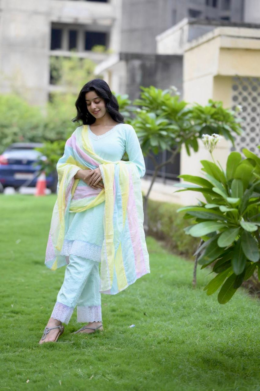 Soft Pastel Kurti set