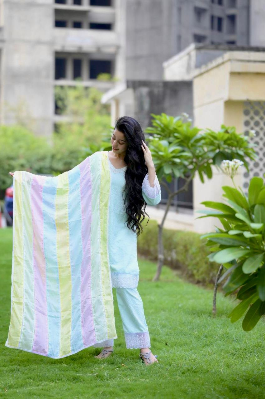 Soft Pastel Kurti set
