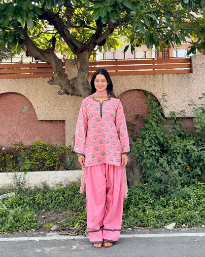 Pink Guava Farshi Set