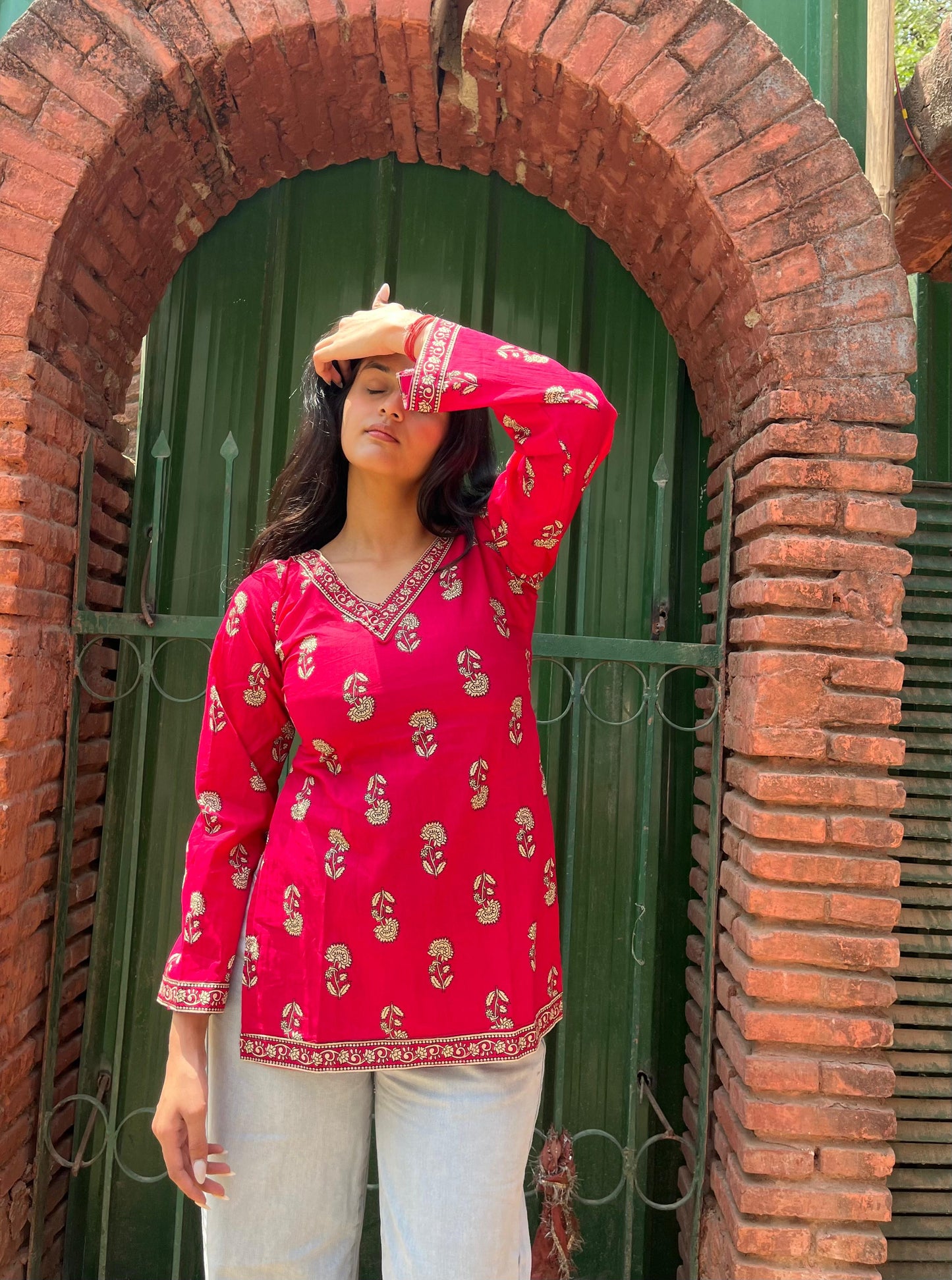 Bhavika Straight Short Kurti