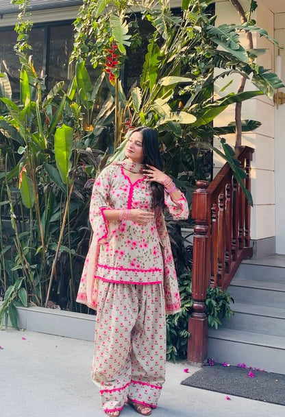 Sitara Farshi Set ( Slight different print )