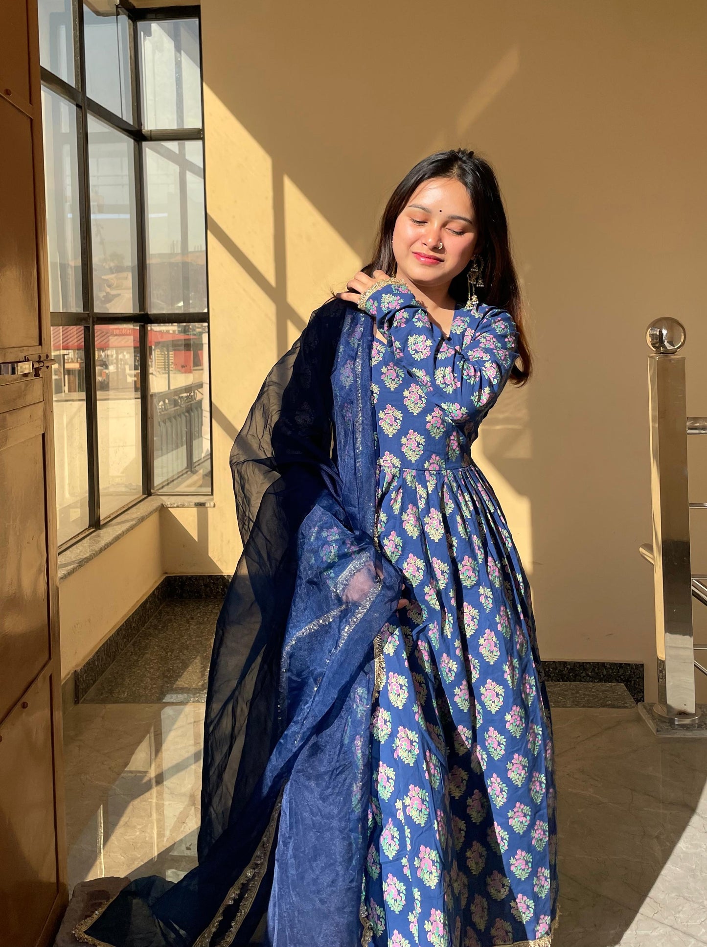 Ganika Anarkali Suit Set