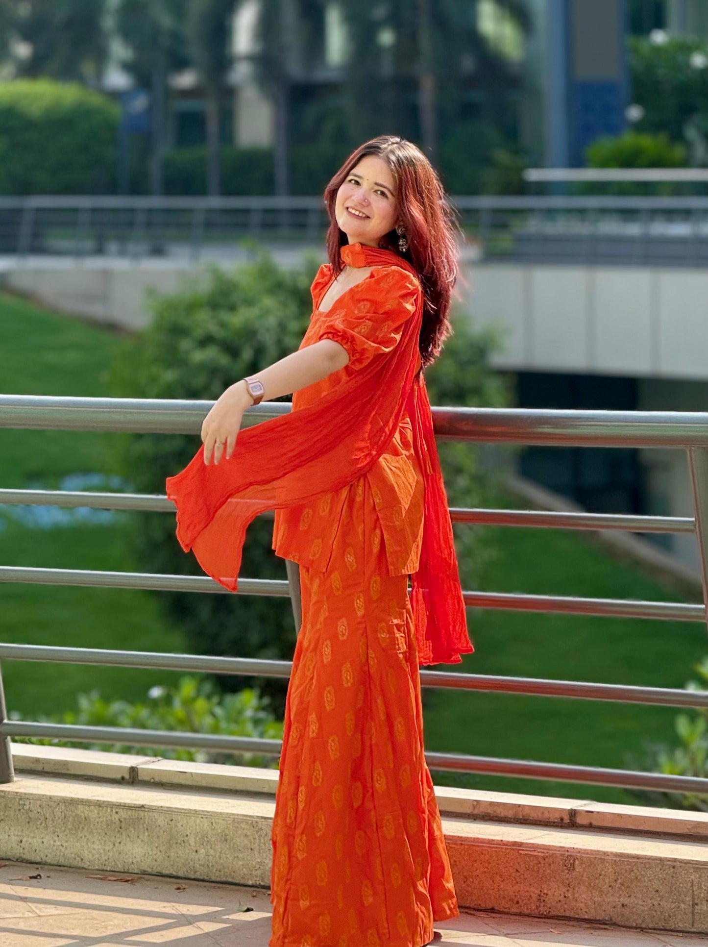 Orange Blossom Suit Set