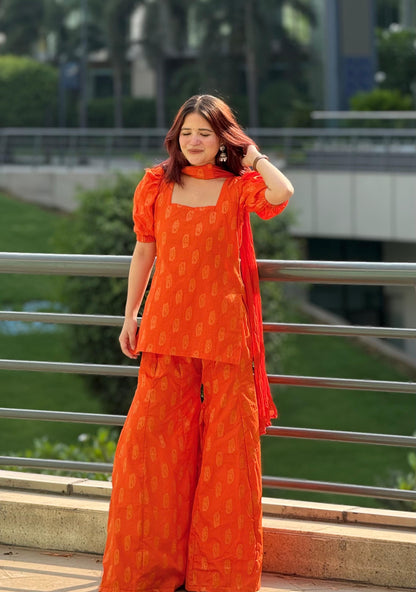 Orange Blossom Suit Set