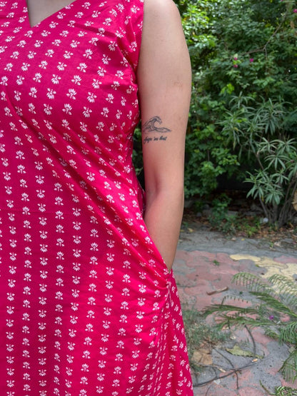 Pink Lotus Dress