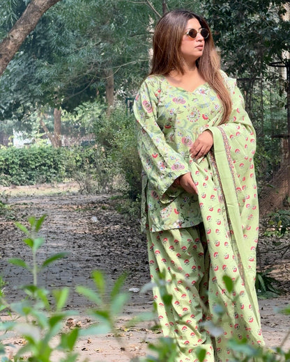 Pudina Farshi Salwar Set