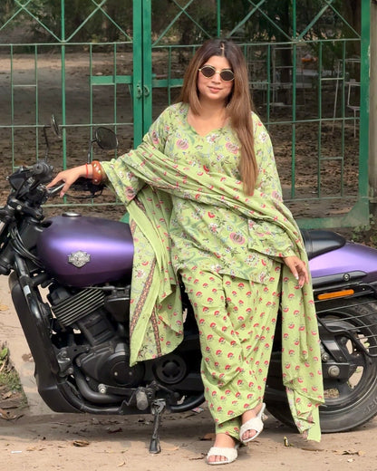 Pudina Farshi Salwar Set