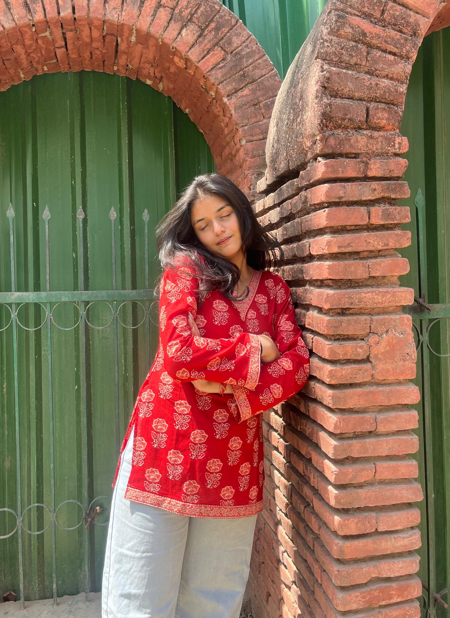Sharvi straight short kurti