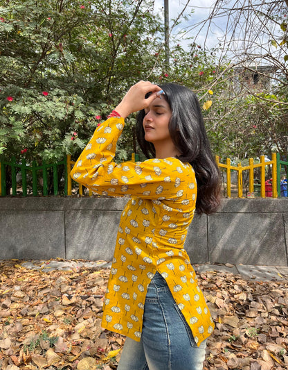 Sun Lotus straight kurti