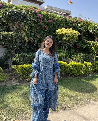 Vani Farshi Salwar Set ( With chiffon matching dupatta)