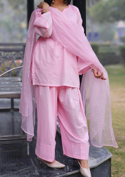 Soft Gulab Farshi Salwar Set
