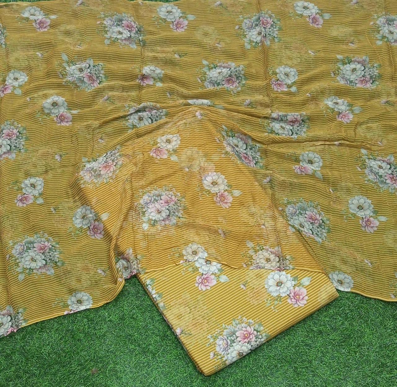 FLORAL AESTHETIC DUPATTA SUIT SET
