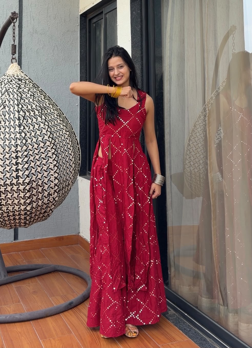 Kajra Re Bell Bottom Set
