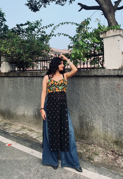 Navrangi Backless In Black