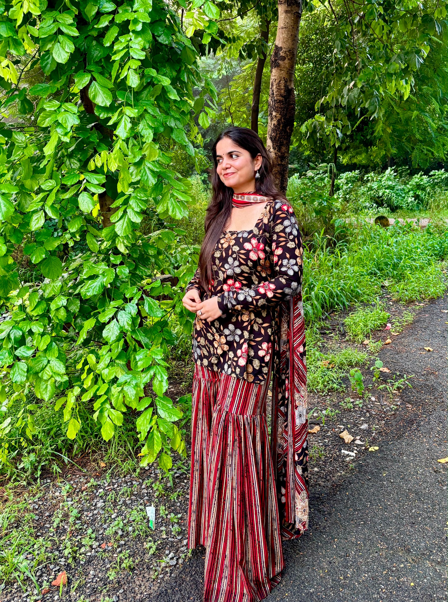 Naqsh Corset Back Sharara Set