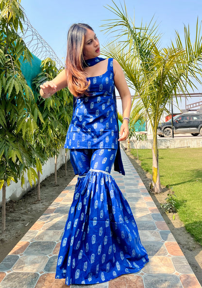 Neerpari Sharara Set