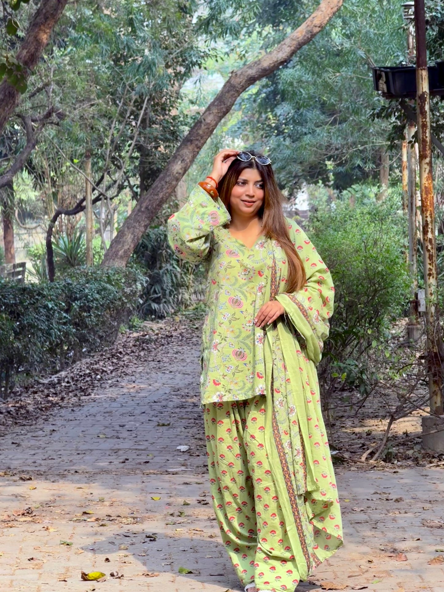 Pudina Farshi Salwar Set